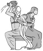 Picture of saints Martha and Mary